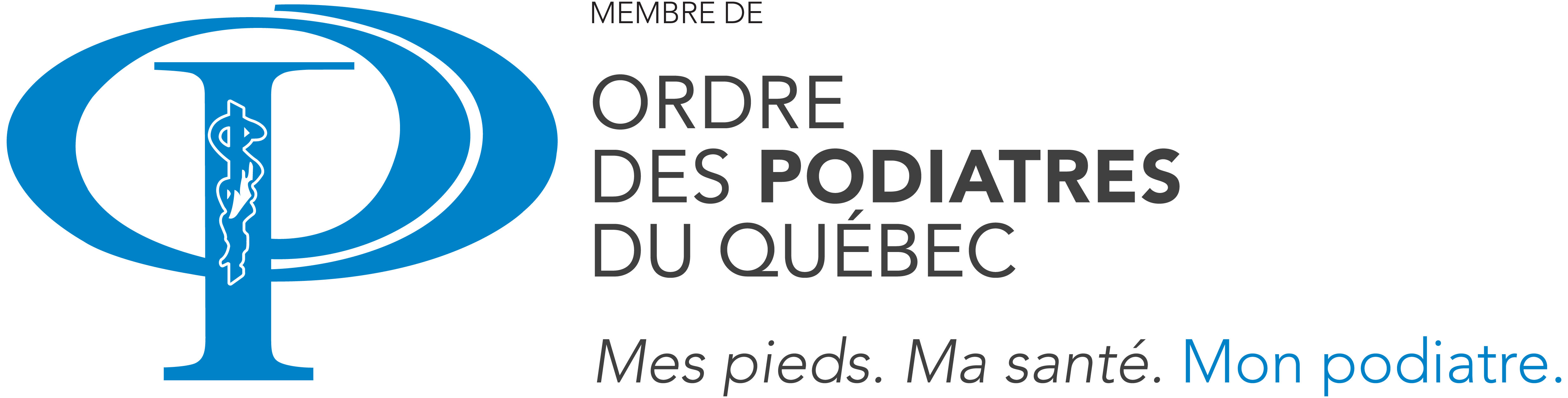 Logo ordre des Podiatres du Québec